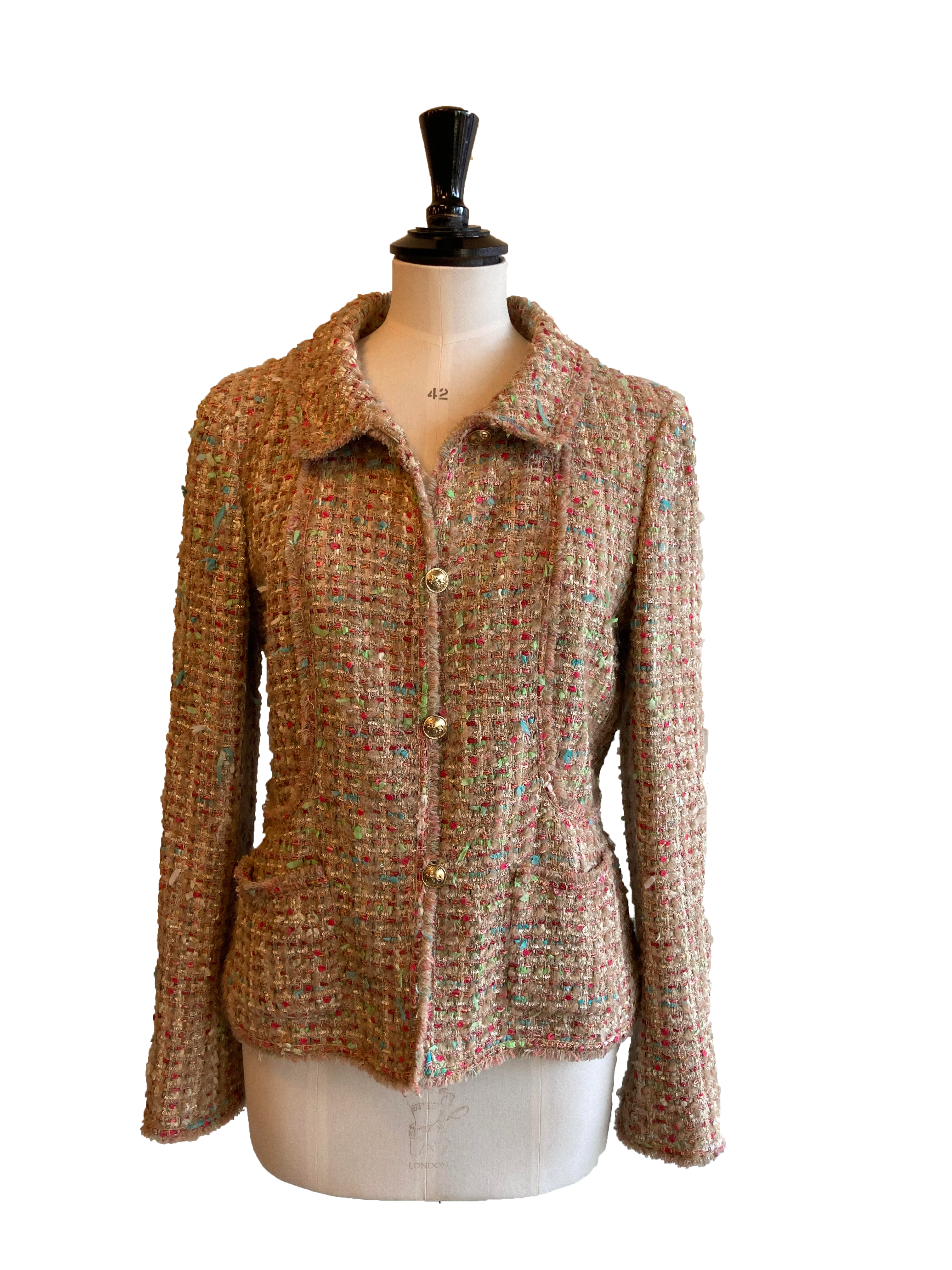 Chanel lesage deals tweed jacket