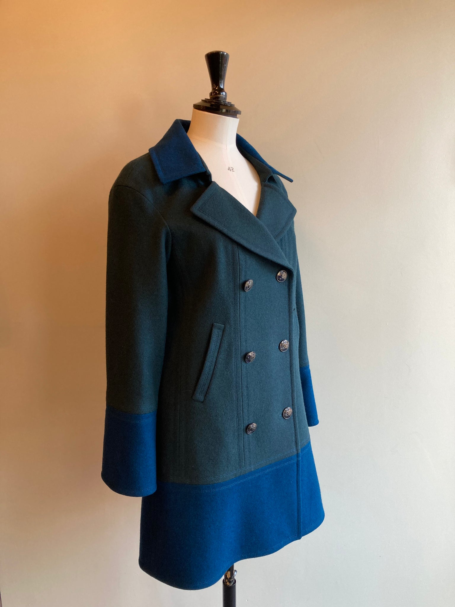 Vintage Boiled Wool Coat