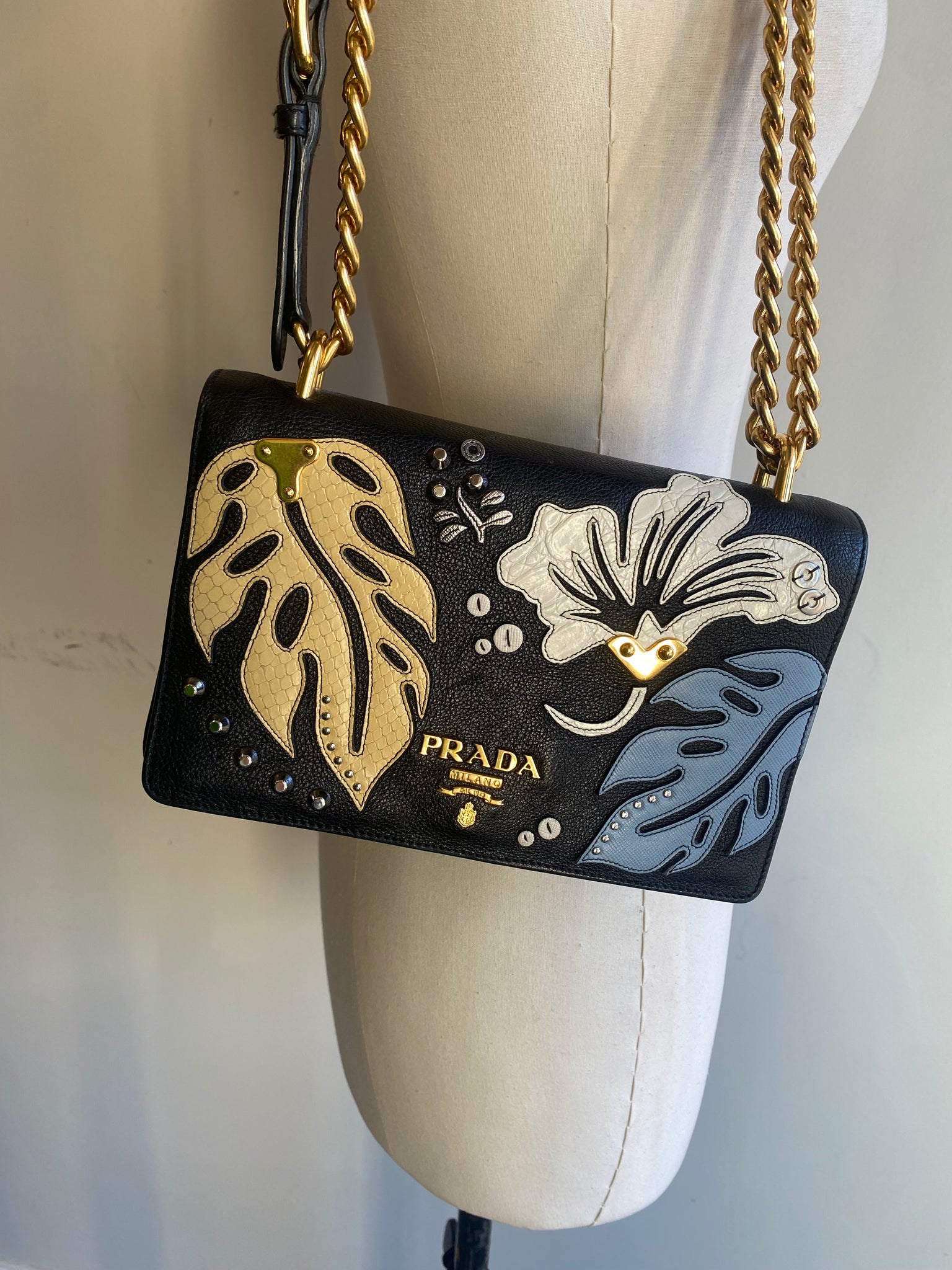 Floral Applique Crossbody