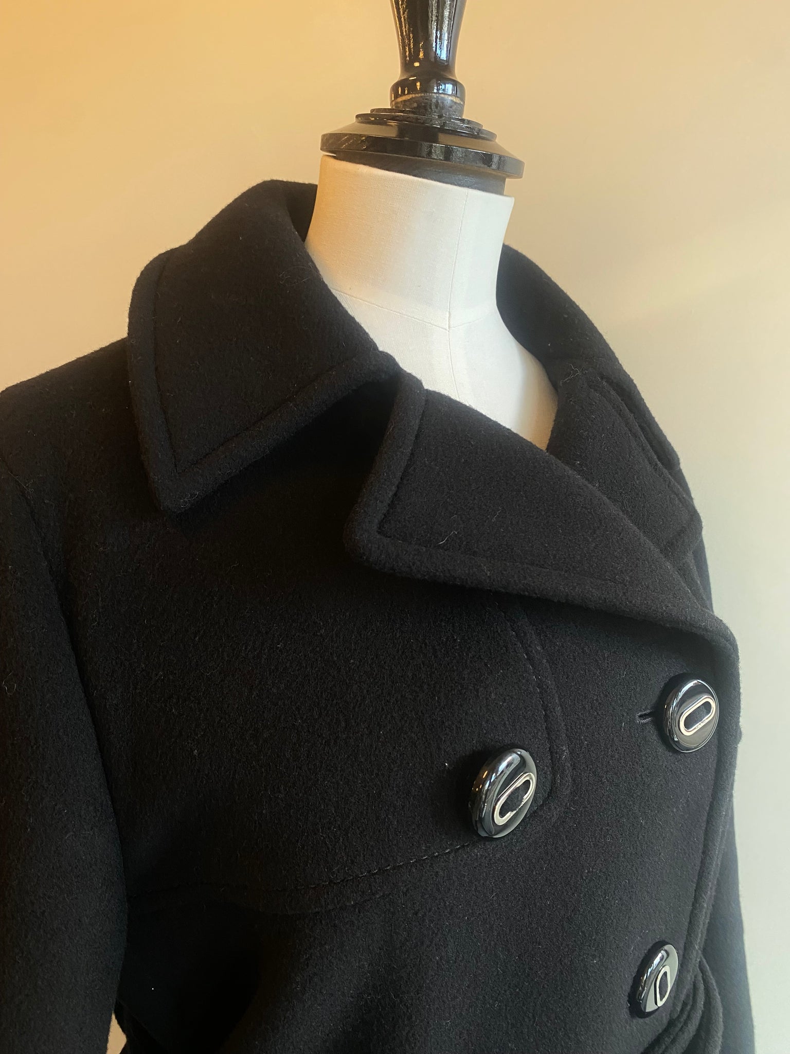 Wool Double Breasted Coat