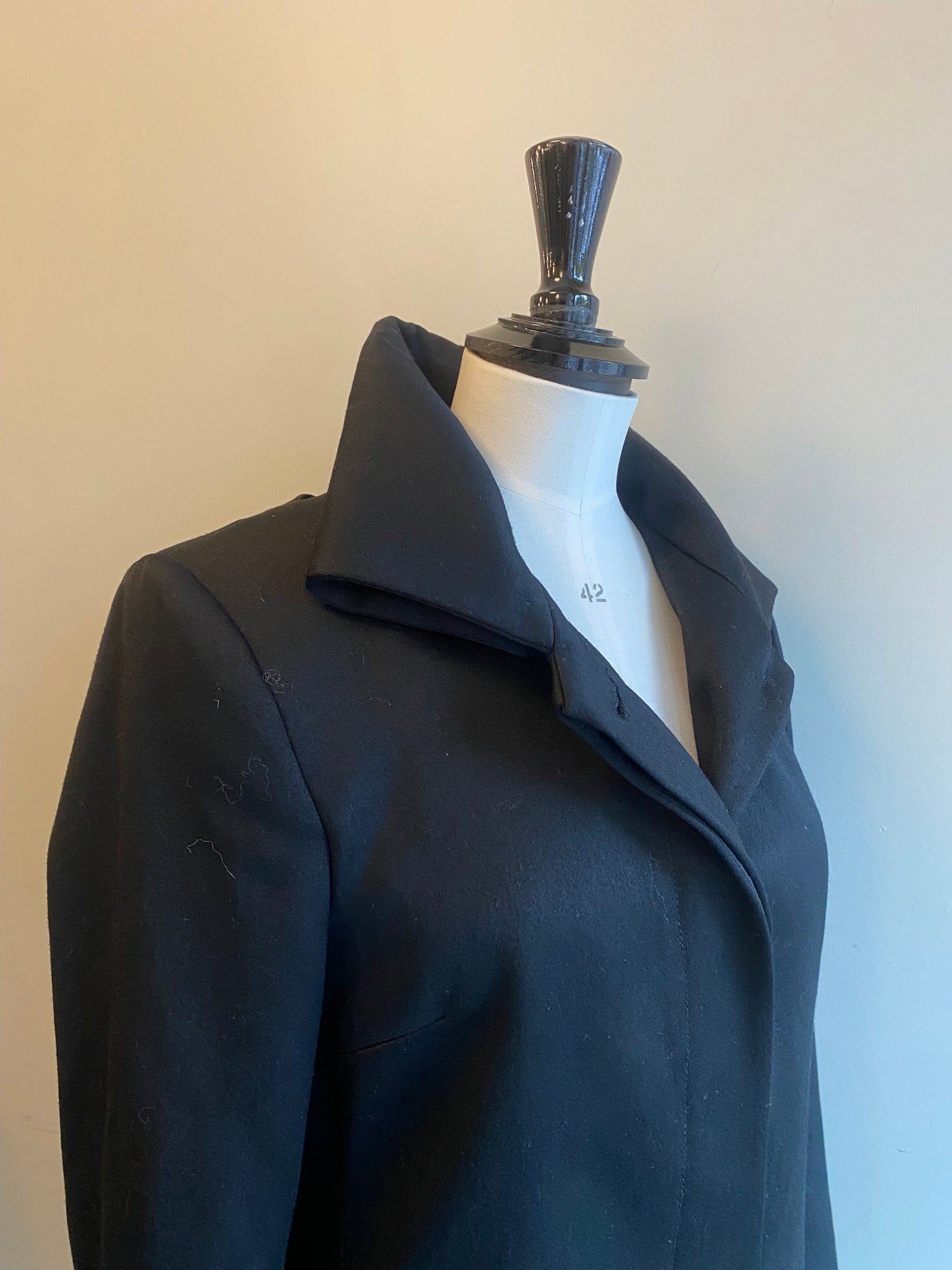 Folded Wool Coat