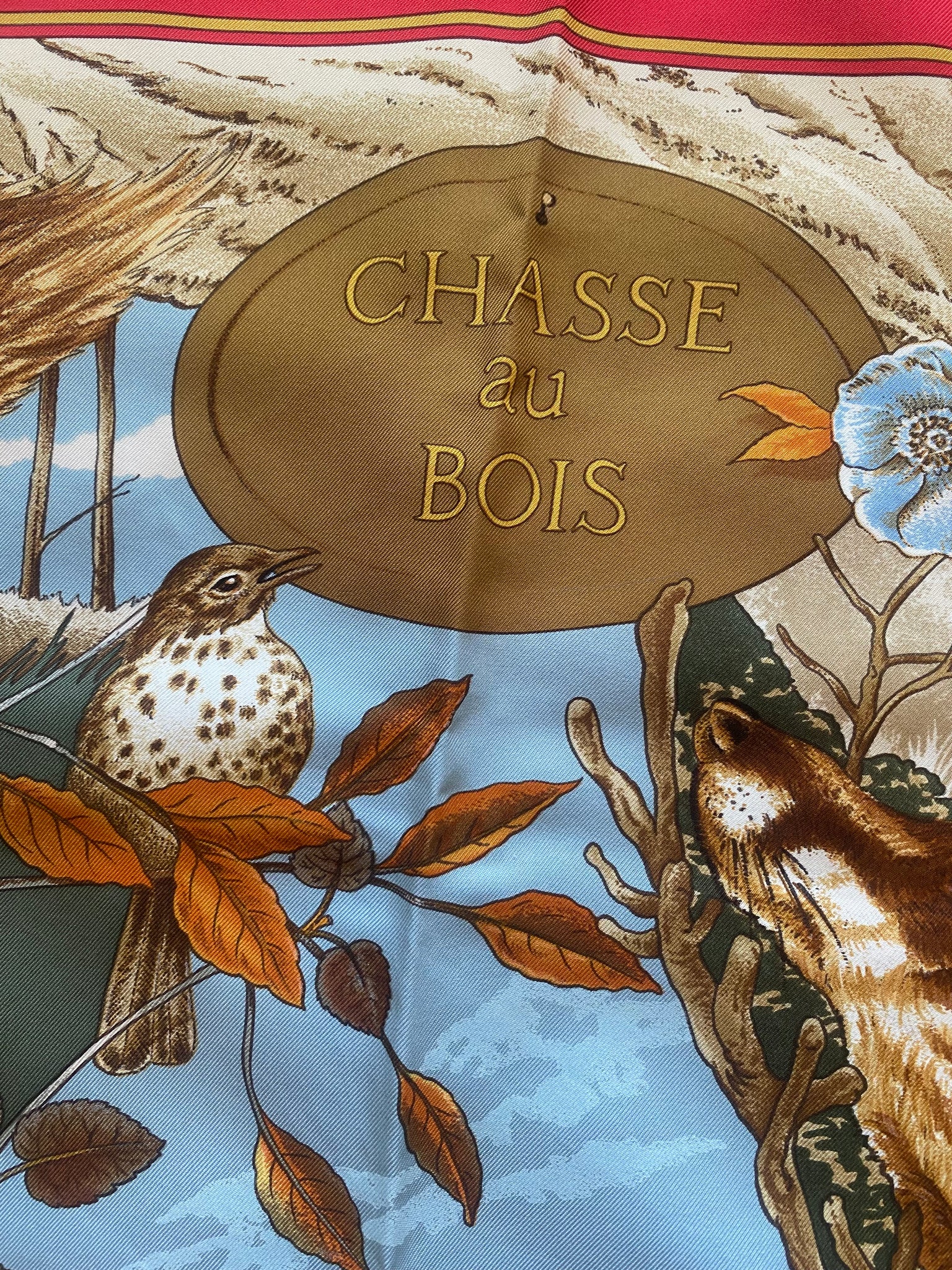 La Chasse aux Bois Silk Scarf