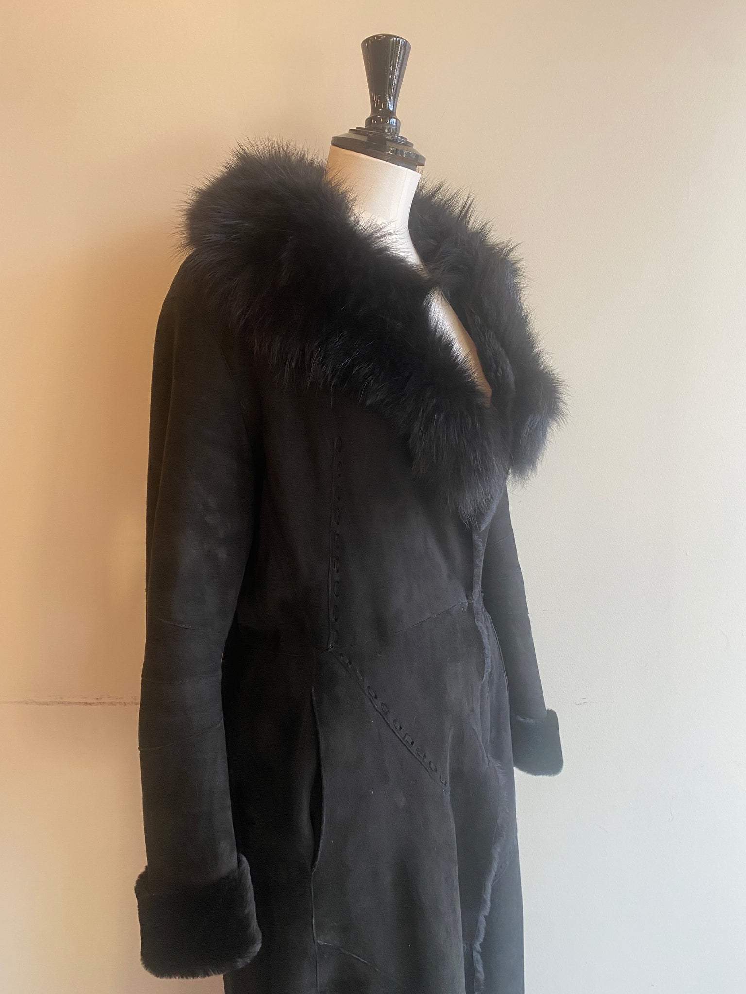 Longline Sheepskin Coat