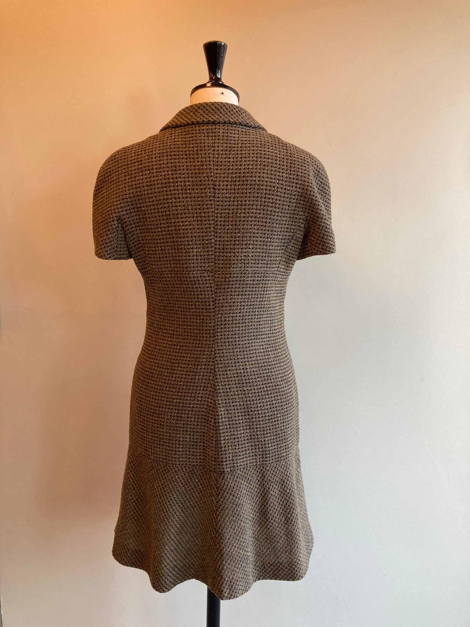 Vintage Boucle Zip Dress