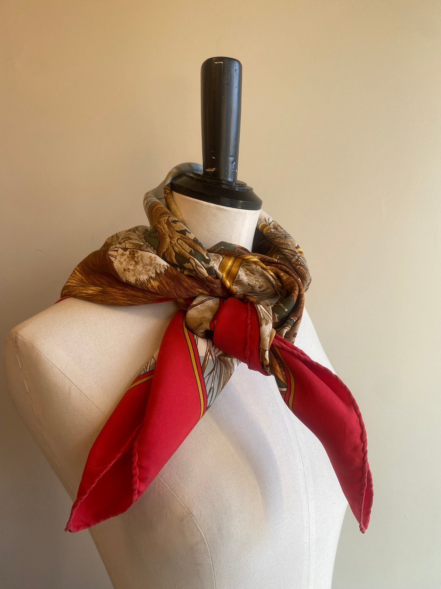 La Chasse aux Bois Silk Scarf