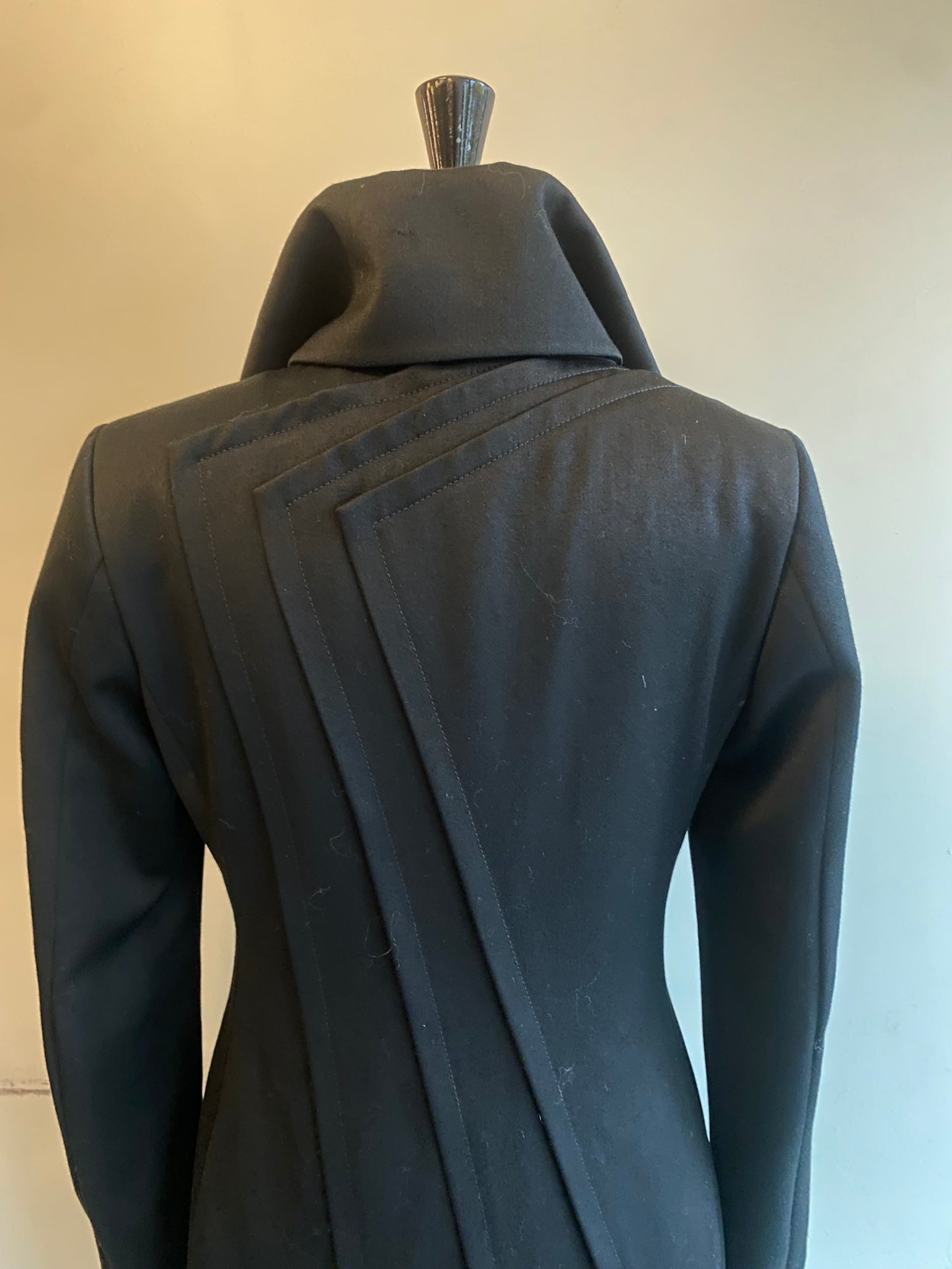 Folded Wool Coat