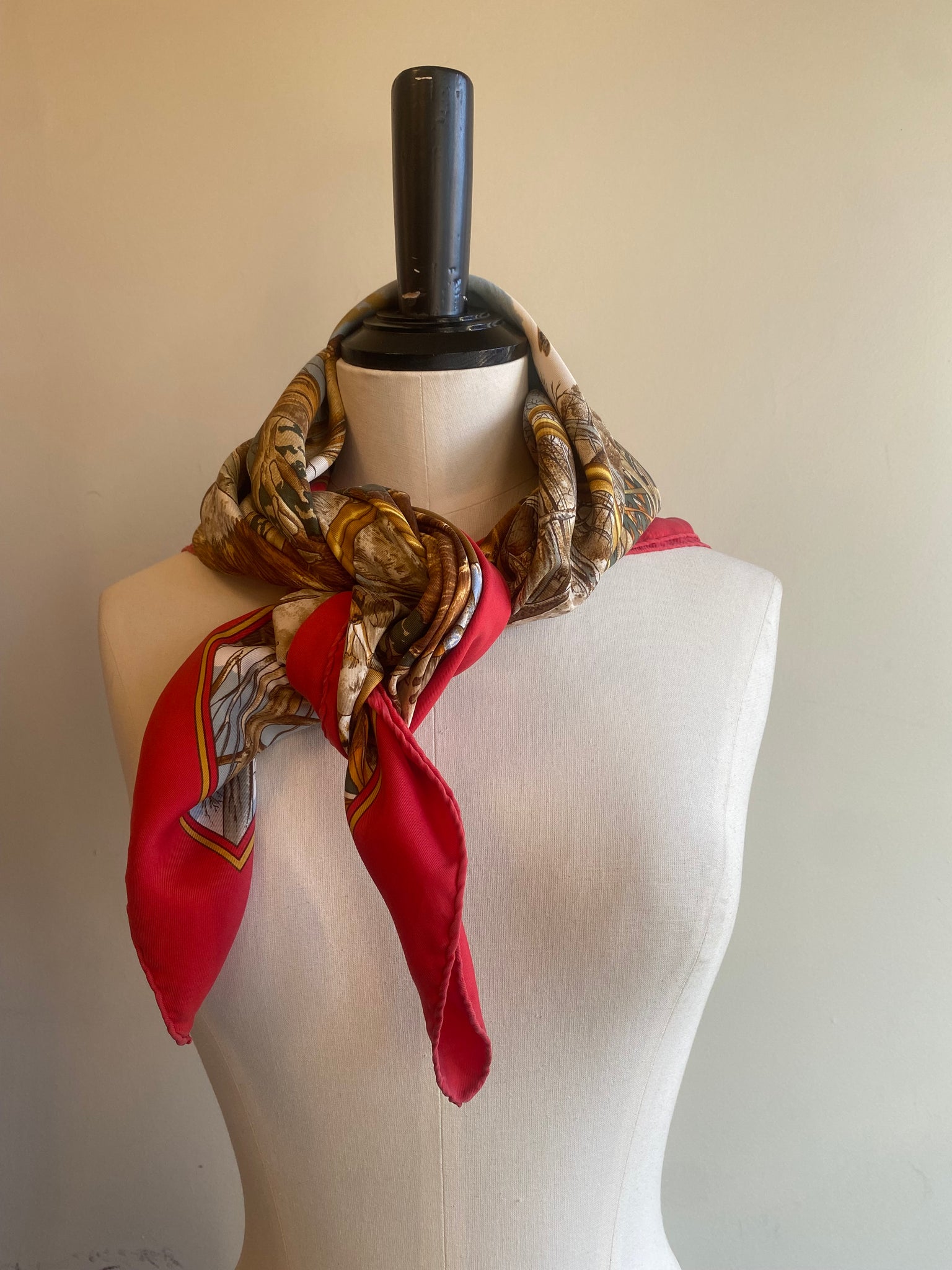 La Chasse aux Bois Silk Scarf