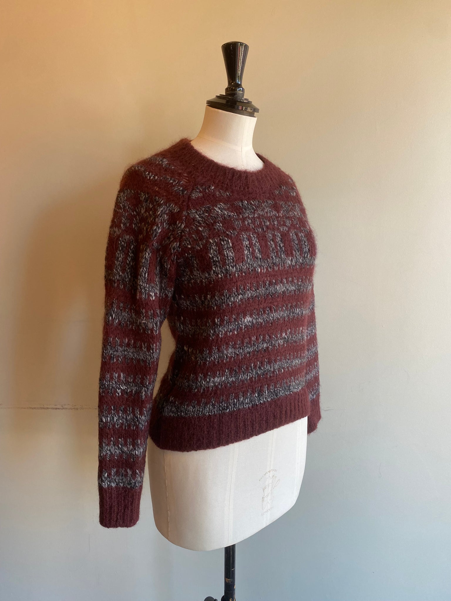 Mohair Fairisle Knit