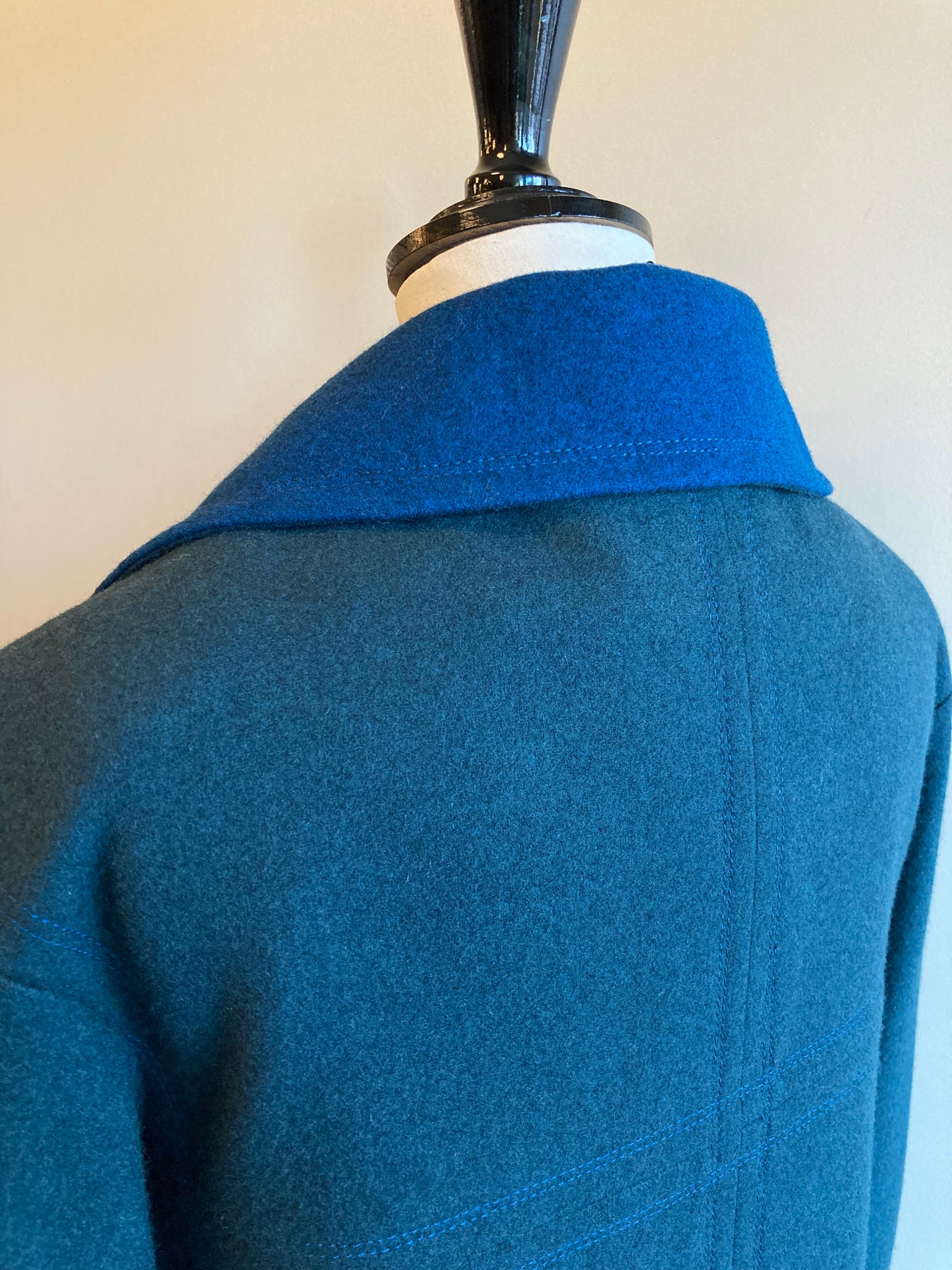 Vintage Boiled Wool Coat