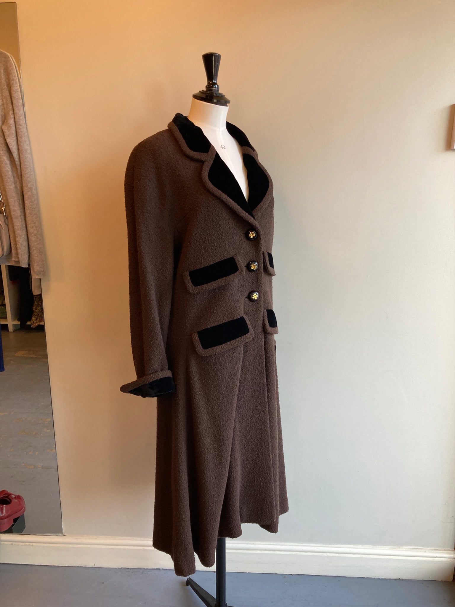 Vintage Boucle Coat