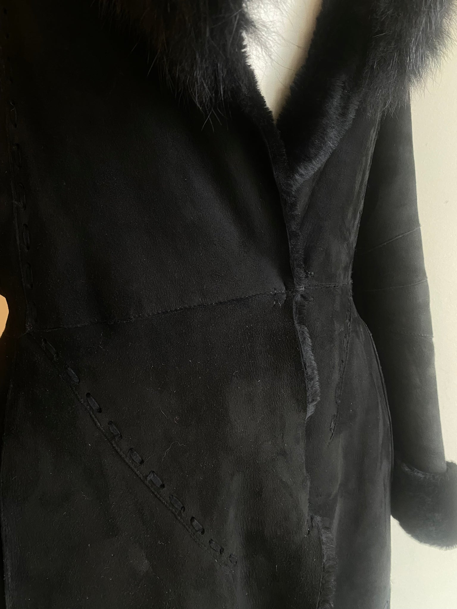 Longline Sheepskin Coat