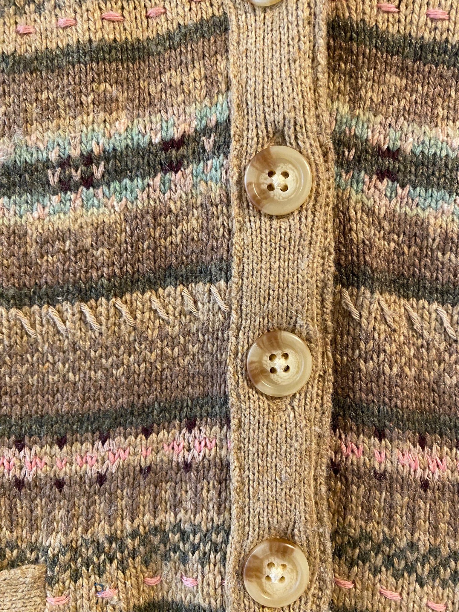 Silk Knit Fair Isle Waistcoat