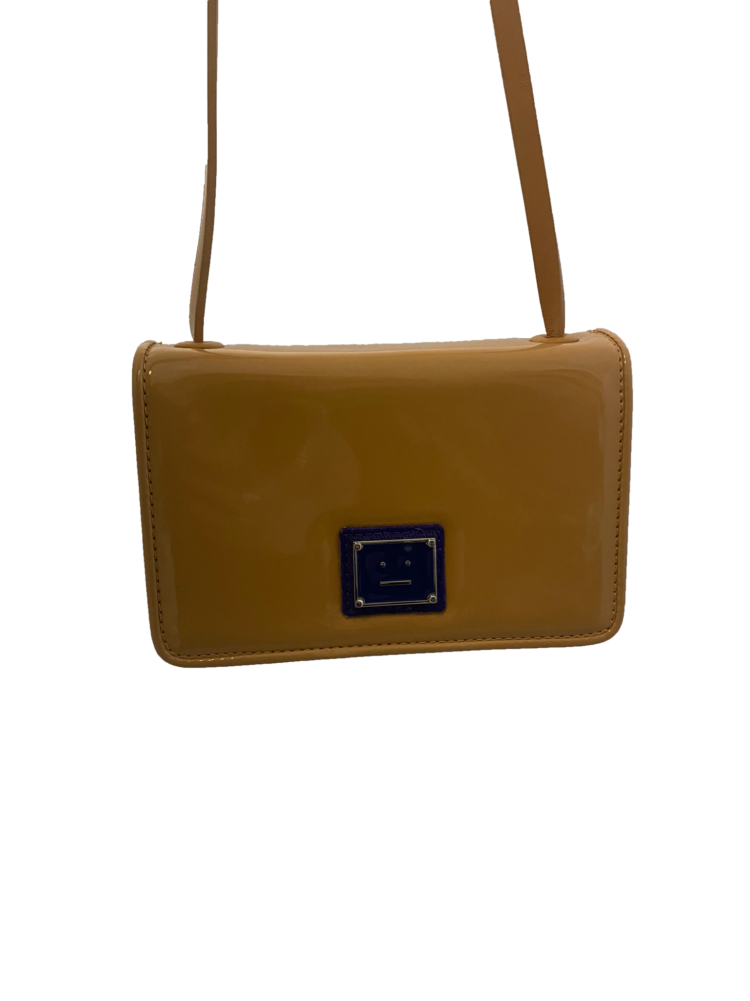 Aggri Patent Faux Leather Crossbody