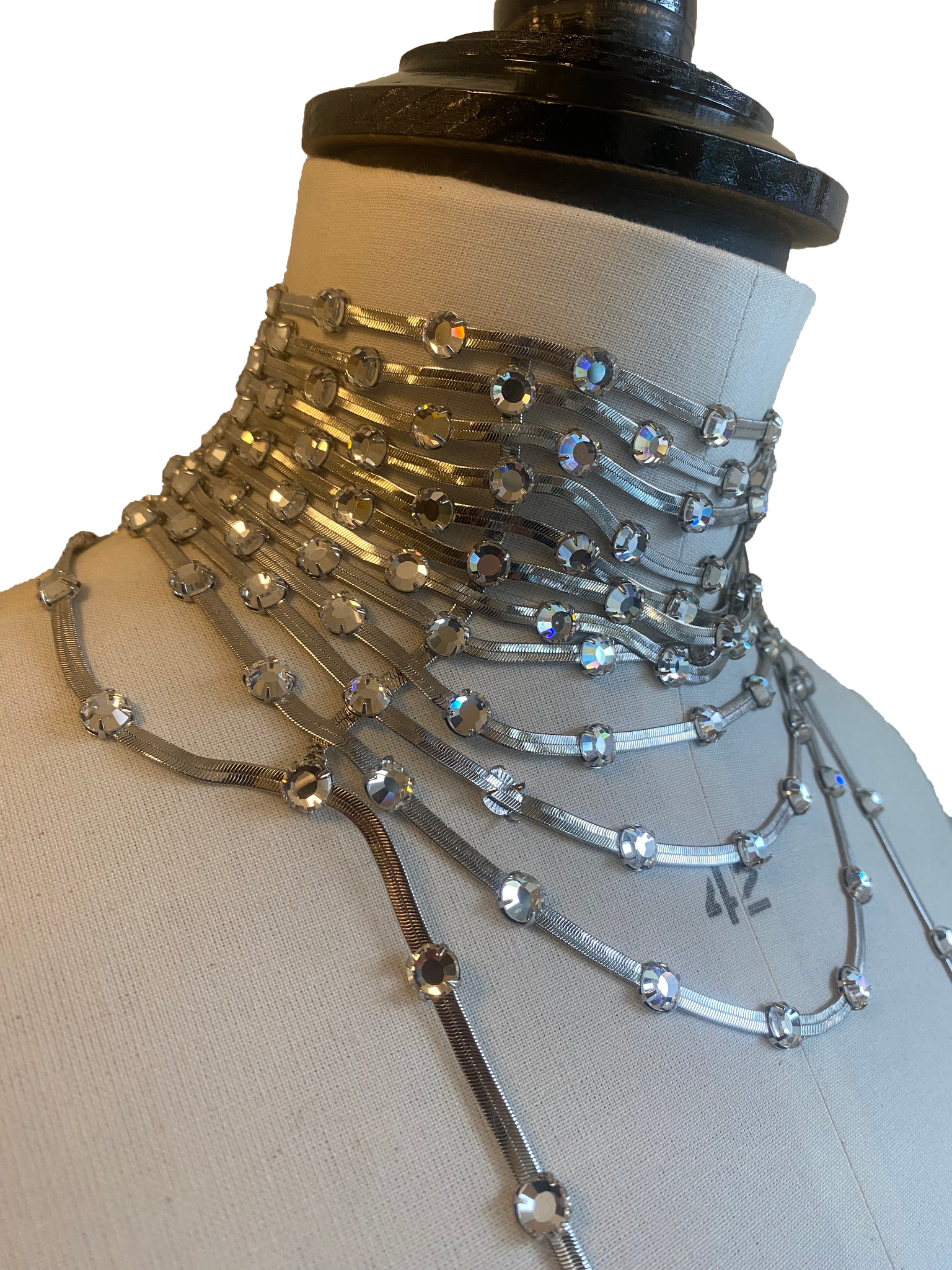 Layered Diamanté Necklace