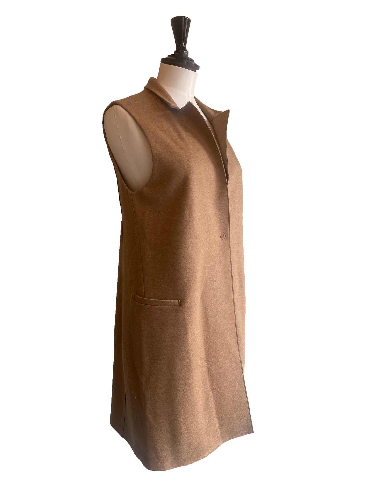 Wool Sleeveless Coat