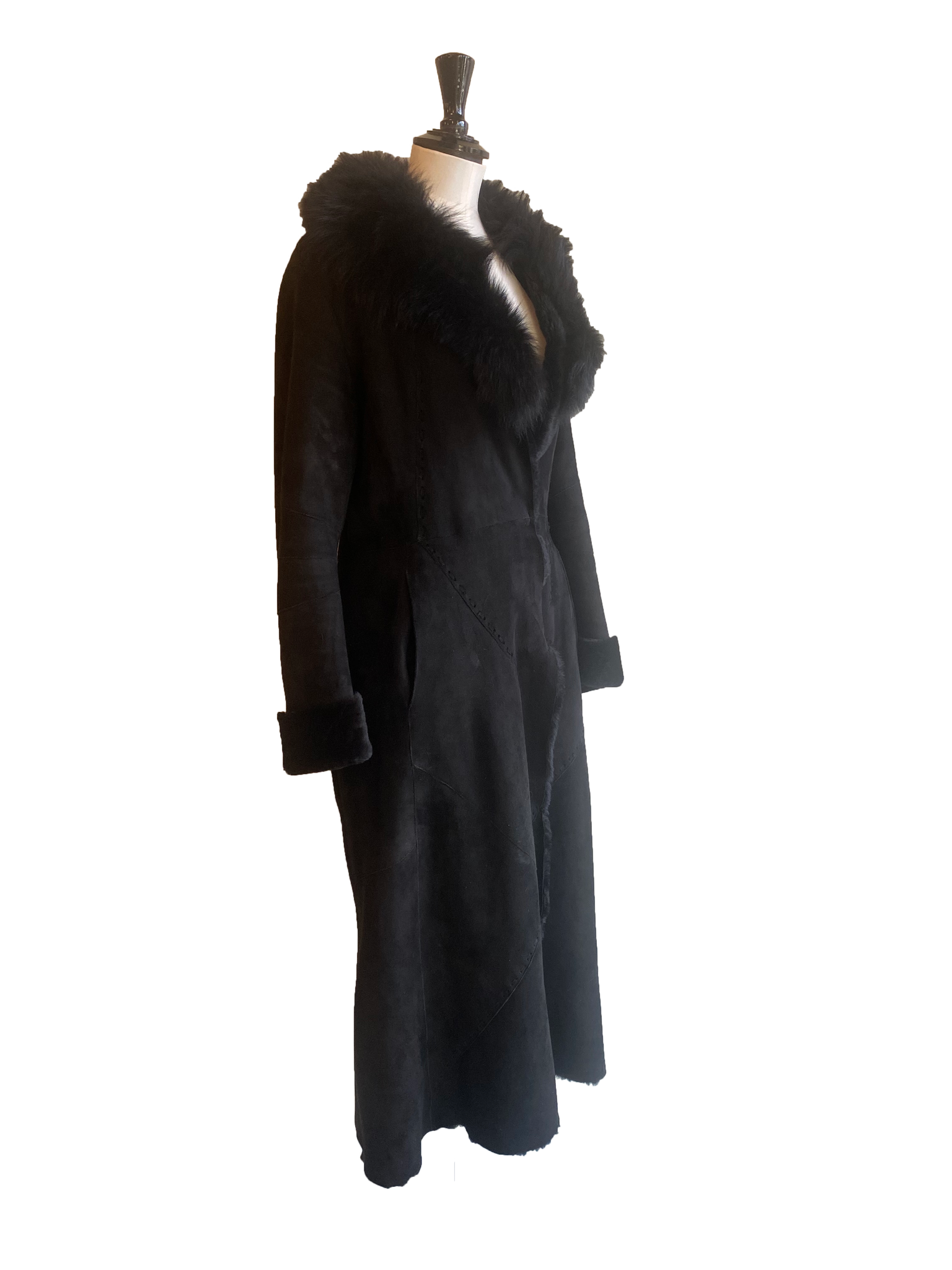 Longline Sheepskin Coat