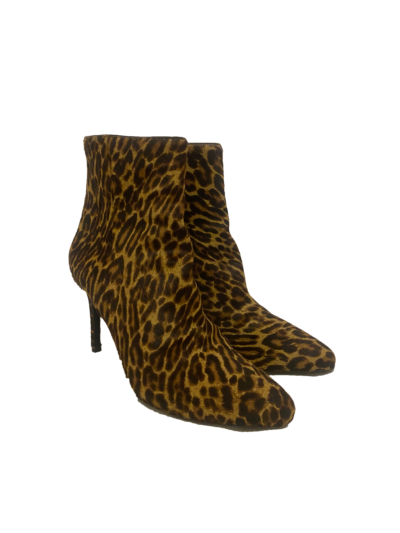 Leopard Print Pony Skin Boots