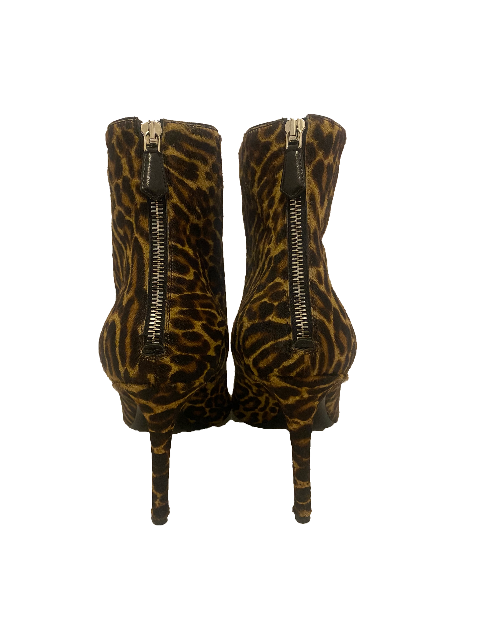 Leopard Print Pony Skin Boots