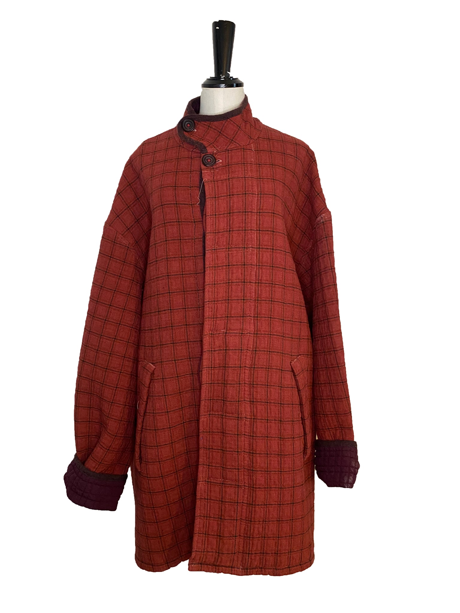 Vintage Checkered Coat