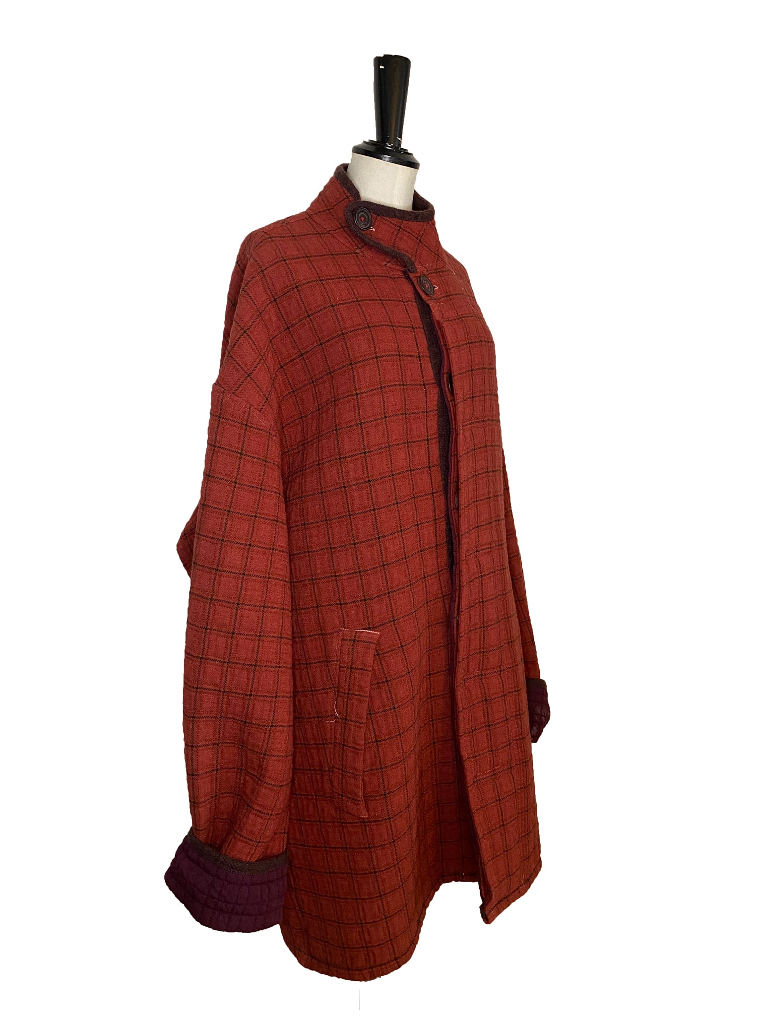 Vintage Checkered Coat