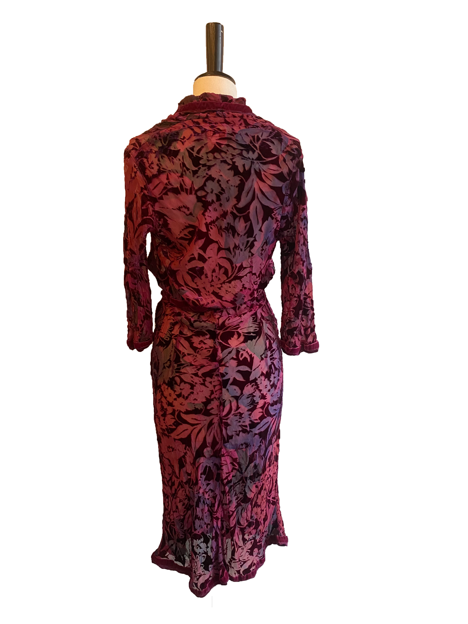 Silk Devore Dress